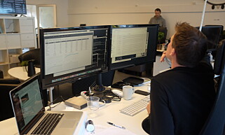 Linkpulse-gjengen opplever få problemer med MongoDB i produksjon. Magnus Lieseter jobber som hosting-ansvarlig i Linkpulse. Foto: Jørgen Jacobsen