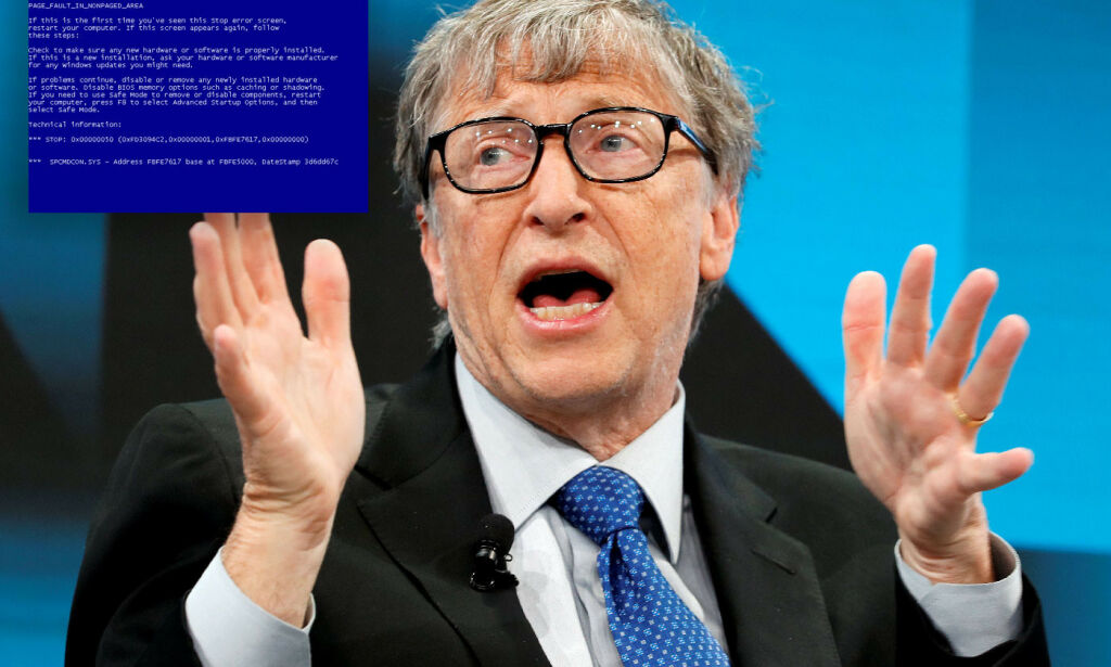 image: Da Bill Gates fikk blåskjerm på direkten