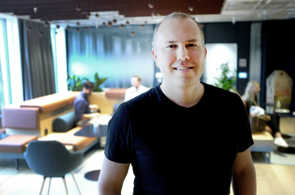 Azure- og AI-direktør Christopher Frenning i Microsoft Norge er naturlig nok fornøyd med tallene for GitHub i Norge. 📸: Ole Petter Baugerød Stokke