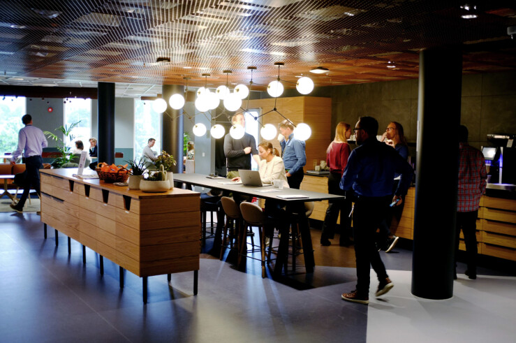 Microsoft Norge opptar nå flere etasjer i Dronning Eufemias gate 71 i Oslo. 📸: Ole Petter Baugerød Stokke