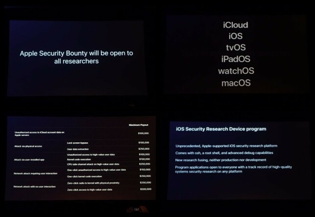 Behind the scenes of iOS and Mac Security. 📸: Eivind Arvesen