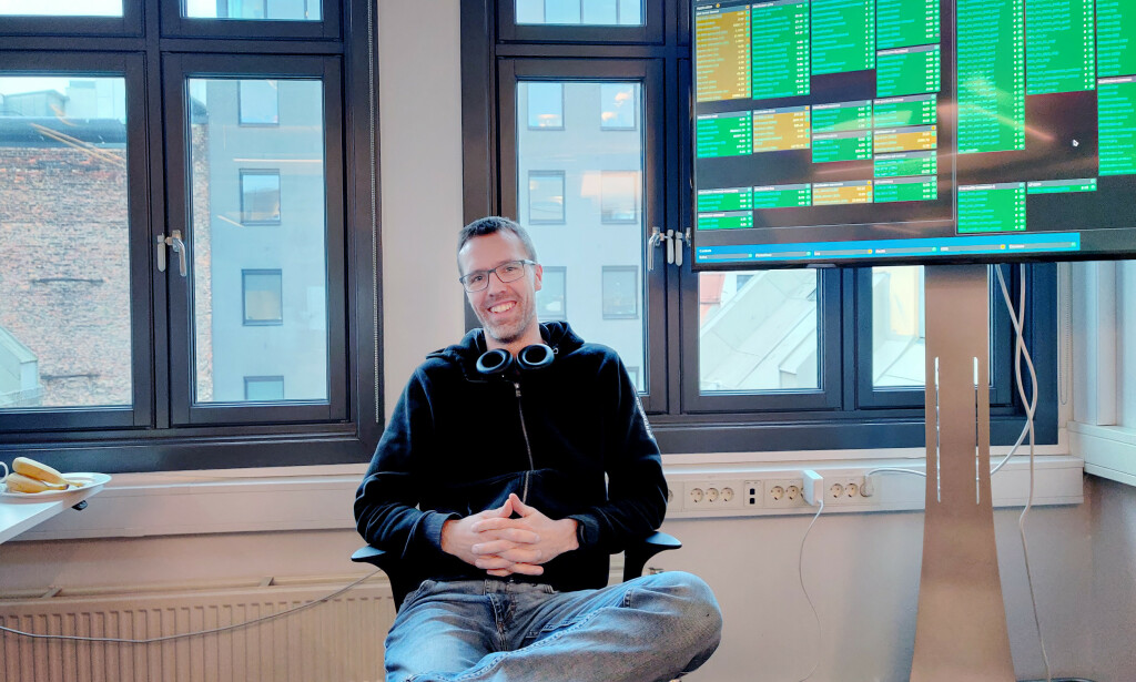 Nils Magnus Larsgård er utvikler i Kodemaker, og forklarer deg hvordan du bruker verktøyet Make. 📸: Privat