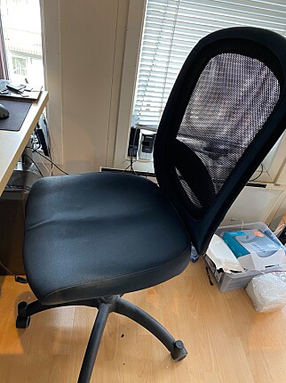 IKEA-stol - kan fungere fint. 📸: Anders Birkenes