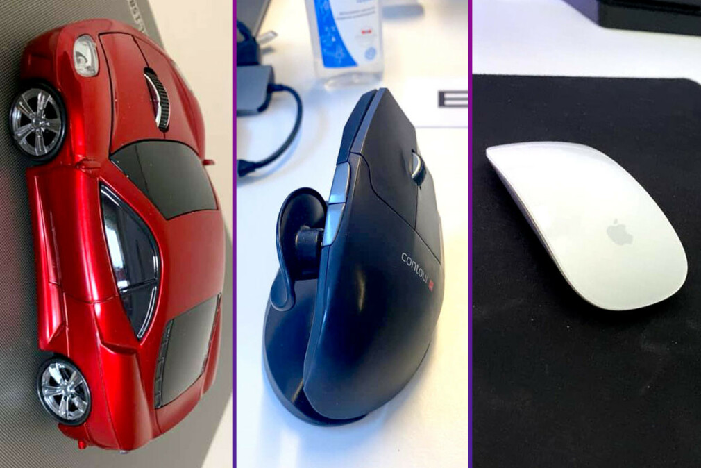Hva med en bilmus, en vertikal mus eller en magisk mus? Her er musene norske utviklere faktisk liker. 📸: Privat / Ole Petter Baugerød Stokke