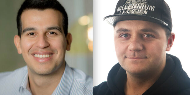 image: Alejandro (30) og Damir (24) til CGI