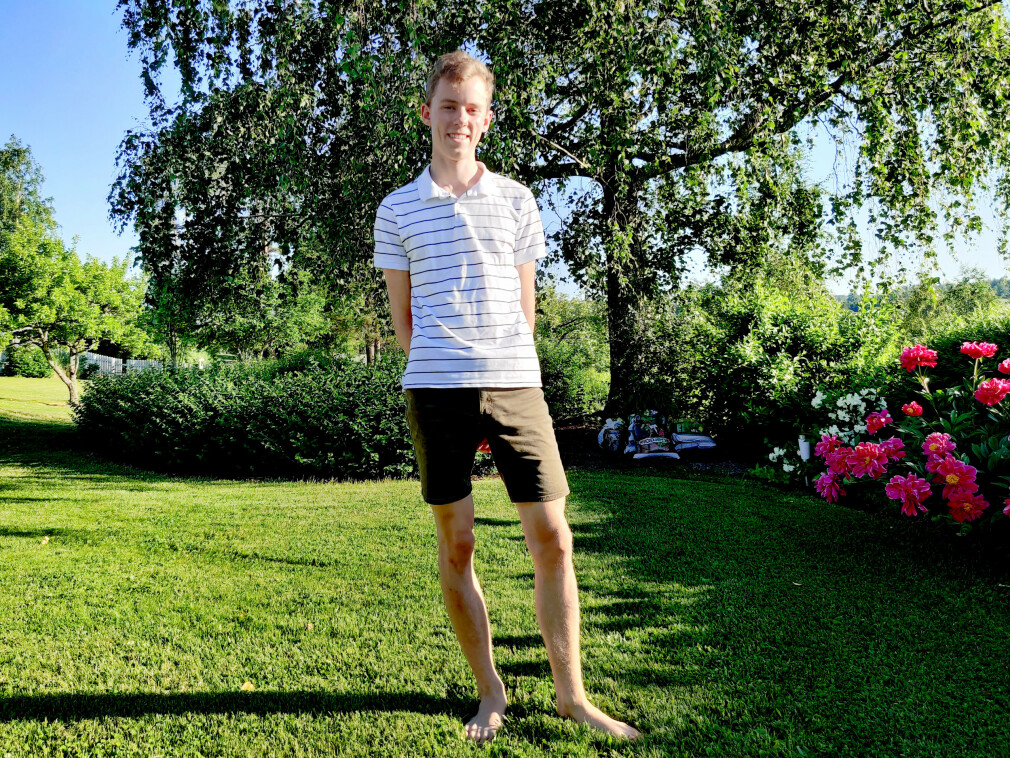 Daniel Martinsen er bare 16 år gammel, men har allerede to systemer ute i produksjon i norske ungdomsklubber. 📸: Privat