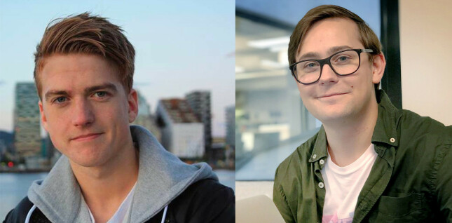 Magnus Tviberg og Petter Klingen Wright utvikler begge for Apple-produkter i det norske selskapet Shortcut. 📸: Privat