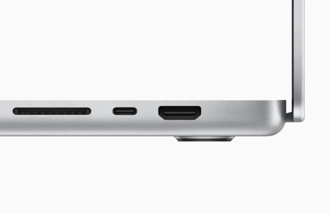 MacBook Pro 2021 får flere porter. 📸: Apple
