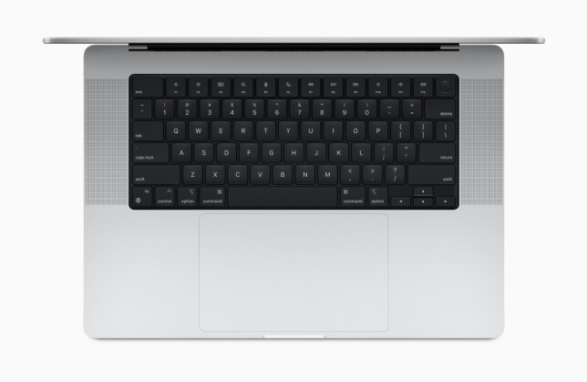 MacBook Pro 2021 har ingen Touch Bar. 📸: Apple