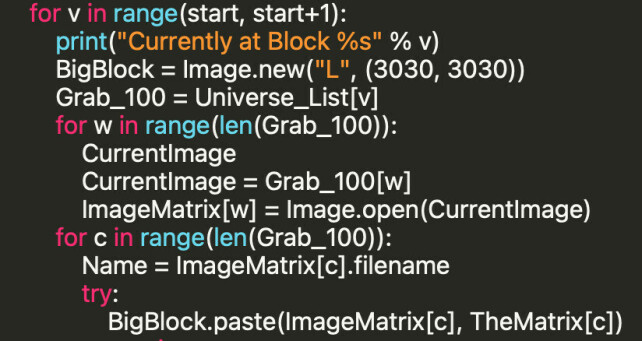 image: Glenn satte sammen 150.000 bilder til kryptokunst med Python