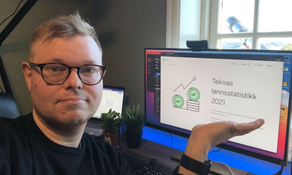 Utvikler Jørgen Jacobsen i kode24 savner en fagforening som setter utviklere i førersetet. 📸: Jørgen Jacobsen