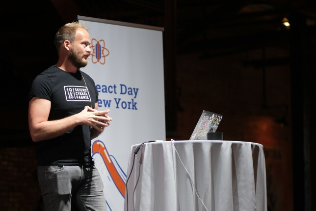 Bård Farstad, CEO i Crystallize og arrangør av React Day Norway og React Day New York. 📸: React Day