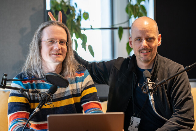 Magnar Sveen og Christian Johansen beskriver ZombieCLJ som en "koselig kodereise". 📸: Odin Hole Standal