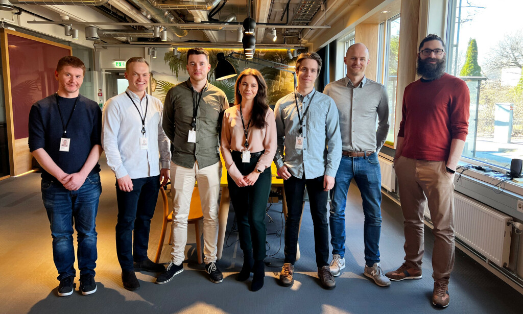 Mine penger-teamet på workshop i Storebrands kontorer i Oslo.