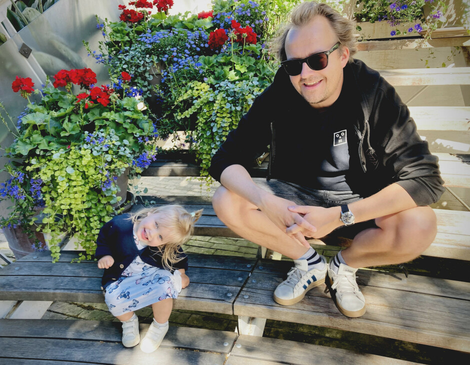 Her koser jeg meg i ferien med datteren min, helt uten jobb. Det kan anbefales. 📸: Eline Wøien Hansen