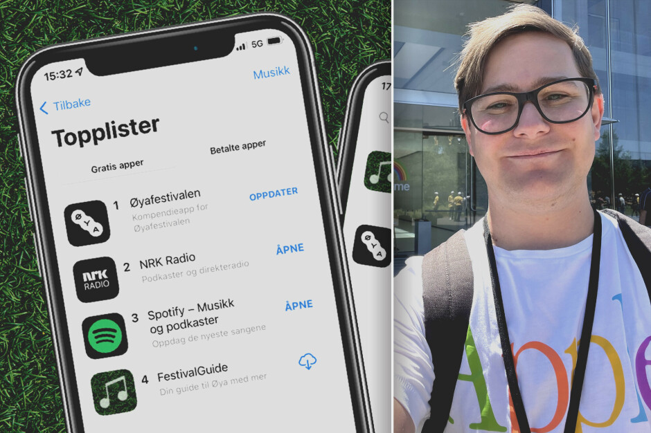 Petter Klingen Wright lagde appen FestivalGuide fordi han ikke likte Øyafestivalens egen app. Det viste seg at det han ønska seg fra en Øya-app var noe mange andre også satt pris på. 📸: Privat / kode24
