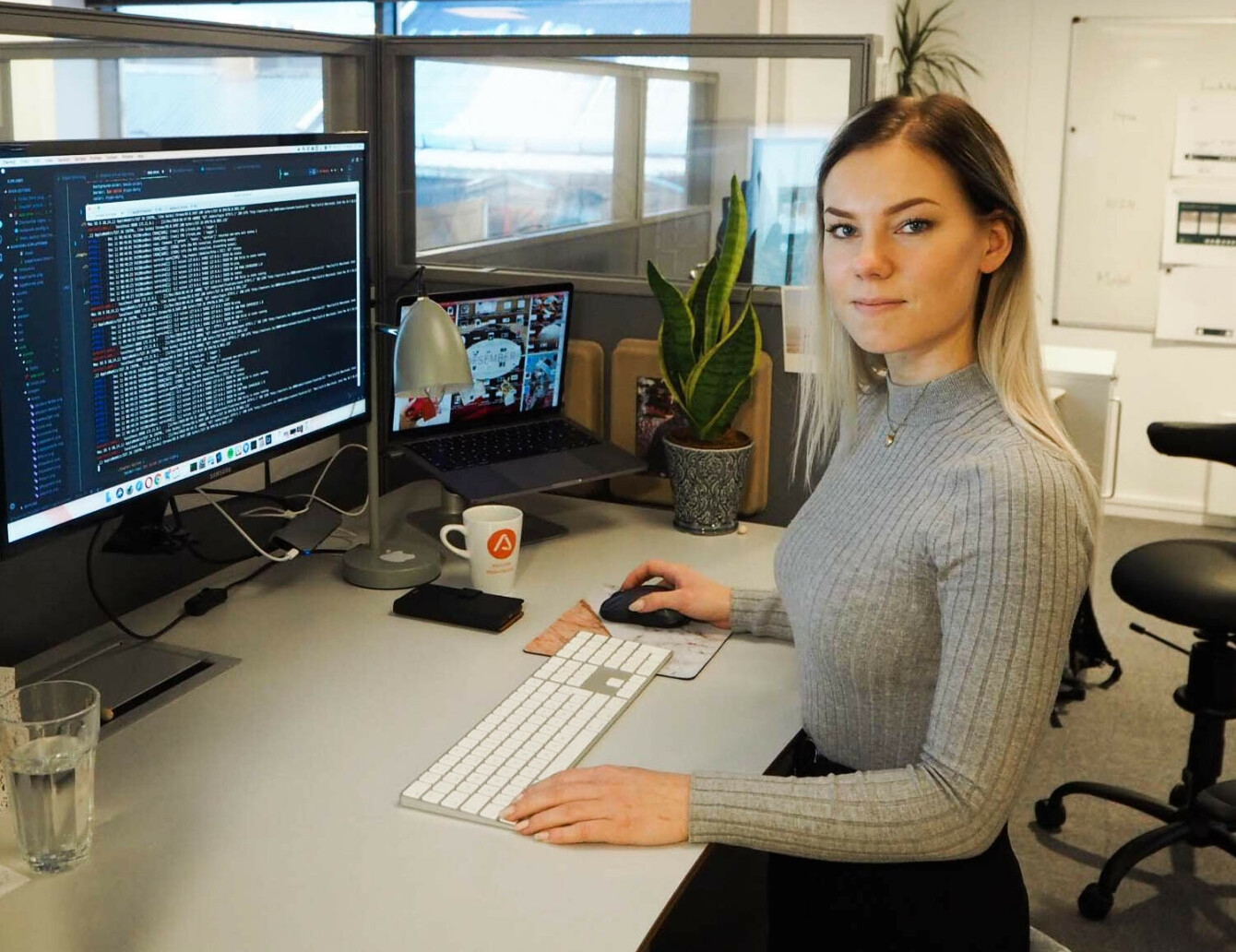 Elise Kristiansen er seniorutvikler i Aplia. 📸: Privat