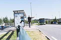 image: I Stavanger kan du stoppe bussen fra mobilen. Det kan du takke tre studenter for