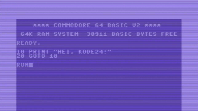 Kurts første datamaskin var en Commodore 64. 📸: Kurt Lekanger