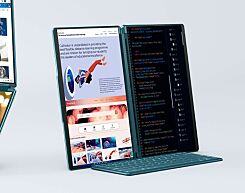 image: Doble skjermer og vinkla tastatur - disse PC-ene vil du se utviklere med i 2023