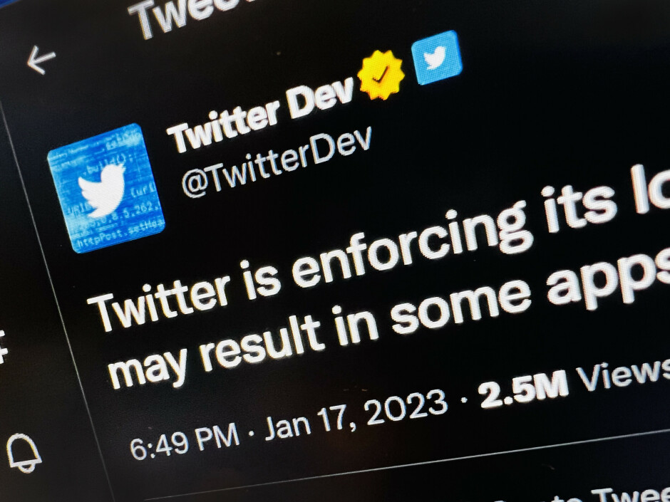 Twitter har oppdatert utvikler-avtalen sin til å spesifikt utestenge tredjepartsapper. 📸: Jørgen Jacobsen / Twitter