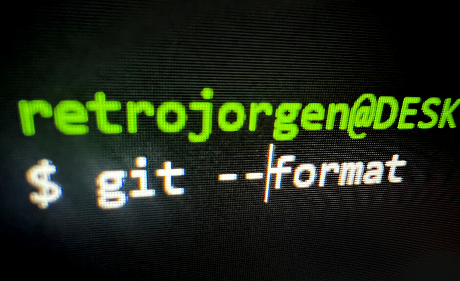 --format er en av kommandoene Github advarer utviklere mot å bruke. 📸: Jørgen Jacobsen