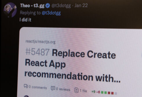 image: Foreslo å slutte å anbefale Create React App. Da tok det fyr i kommentar­feltet