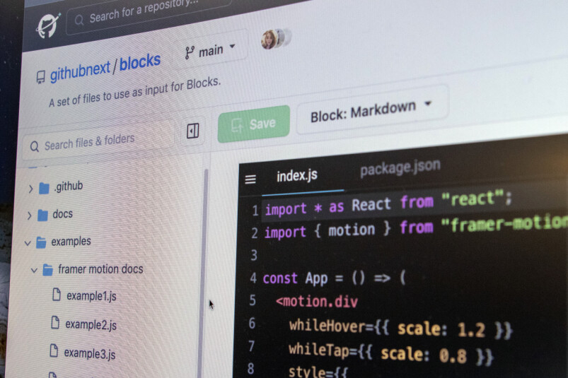 Med GitHub Blocks kan du vise innhold i filer og mapper på nye måter. 📸: Kurt Lekanger