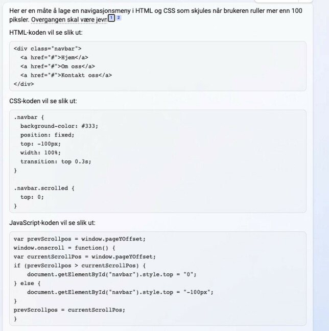 image: Bing vs. ChatGPT til programmering: - Begge gjør mange feil