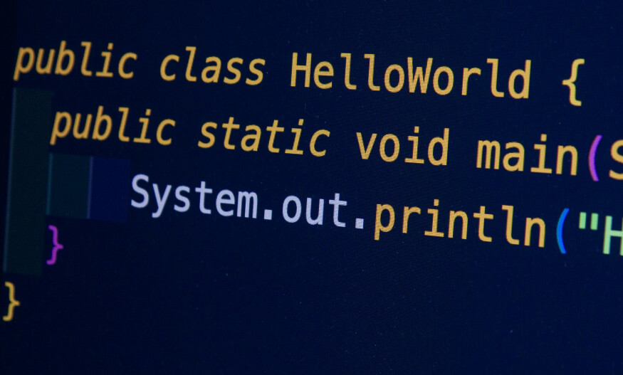 Det er mange konsepter å forholde seg til for nybegynnere som skal skrive "Hello, World" i Java. 📸: Kurt Lekanger