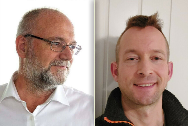 Fred Pallesen (til venstre) og Benedikt Örn Hjaltason jobber begge som utviklere. 📸: Privat
