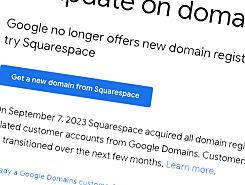 image: Google legger ned domene-tjenesten - Squarespace tar over