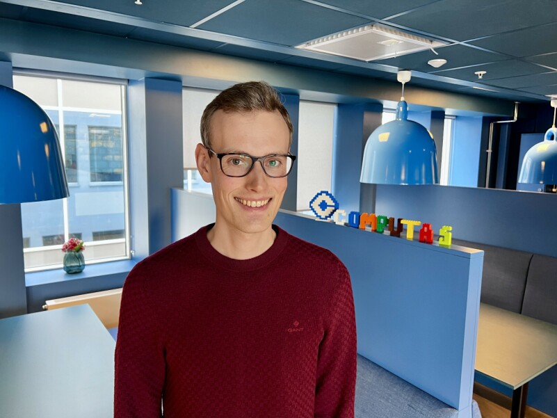 31 år gamle Simen Selseng er ansatt som senior data engineer hos Computas.