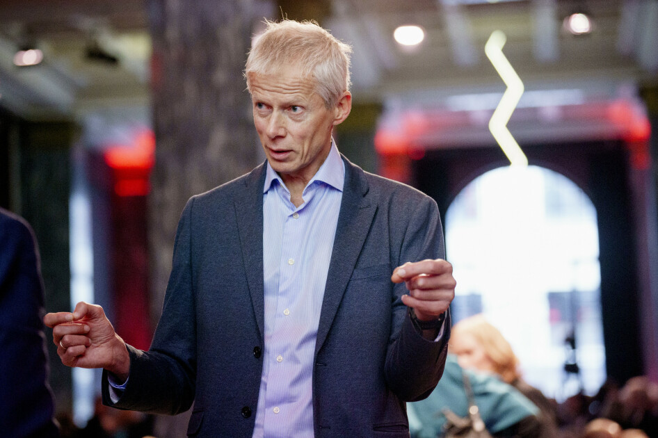 Arbeids- og velferdsdirektør Hans Christian Holte på NAV-konferansen 2023 på Sentralen. 📸: Stian Lysberg Solum / NTB