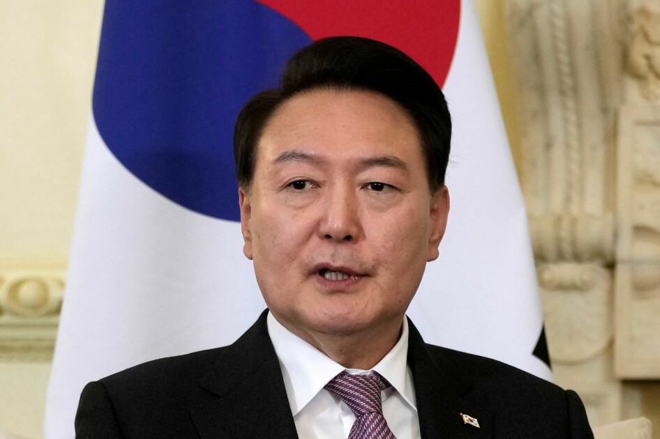 Det sørkoreanske nyhetsbyrået Yonhap siterer president Yoon Suk-yeols (bildet) kontor på at han under et besøk til Nederland neste uke vil besøke ASML. 📸: Kin Cheung / AFP)