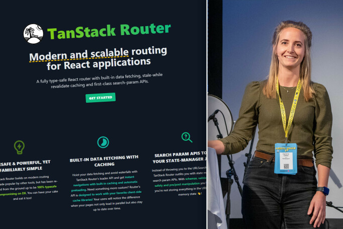 Caroline Odden er begeistra for den nye TanStack Router-versjonen. 📸: Kurt Lekanger