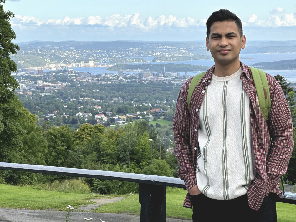 Habibul "Mursaleen" Chowdhury reisten til Norge for å studere, og skape seg et nytt liv. Nå kan drømmen ryke på grunn av det tøffe arbeidsmarkedet. 📸: Privat