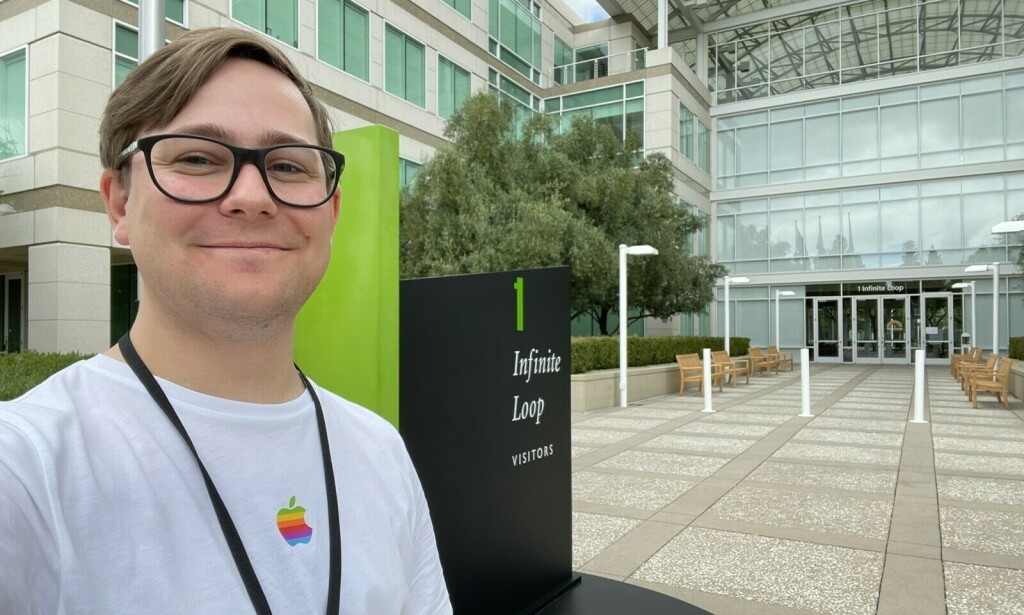 Petter Klingen Wright på Apples utviklerkonferanse WWDC i Silicon Valley i 2022. 📸: Privat