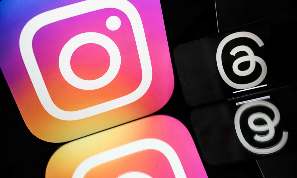 Synes du Threads- og Instagram-appene ligner på hverandre? Ikke så rart – de er bygget på samme kodebase. 📸: NTB / AFP